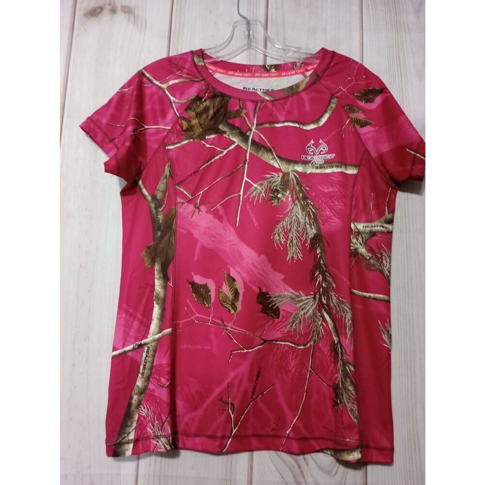 Realtree Shirt Girls 8/10 Pink Camouflage